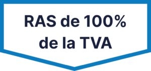 RAS de 100% de la TVA